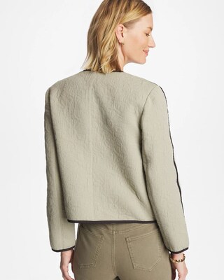 Collarless Quilted Box Jacket | Chico's